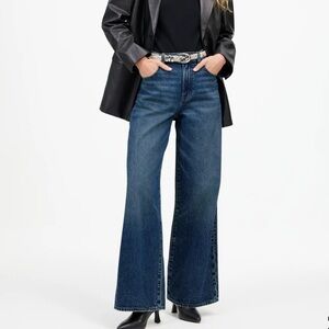 Madewell concho wash Superwide-Leg Jeans